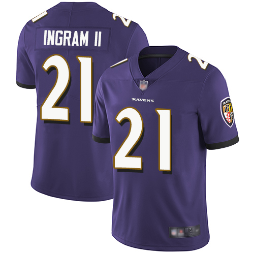 Baltimore Ravens Limited Purple Men Mark Ingram II Home Jersey NFL Football #21 Vapor Untouchable